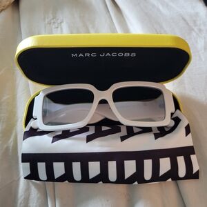 Marc Jacobs White Sunglasses with Case